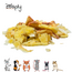 Zooply Gele Fruitmix - Snackmix van appel, banaan, mango, ananas en kokos voor konijnen, cavia's en kleine knaagdieren - Gezonde snack