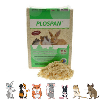 Plospan Houtvezel - 64 liter