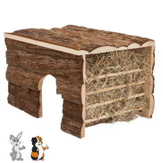 Trixie Huisje met hooiruif - 40 × 25 × 29 cm