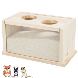 Trixie Sand bath with two entrances - 28 × 15 × 15 cm