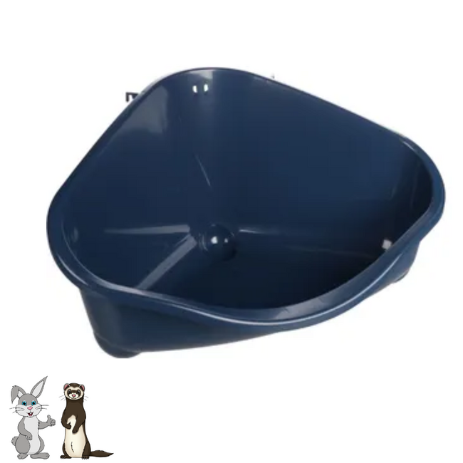 Copy of Knaagdiertoilet Hoekmodel Kapi Meerdere kleuren 35,5cm B:24,5cm C:18,5cm