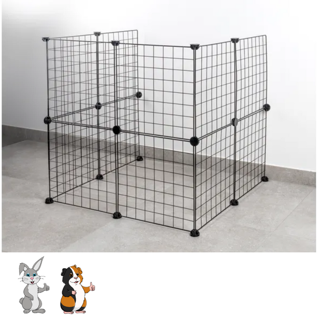 Knaagdier Ren - 140 x 35 x 35 cm - Zwart