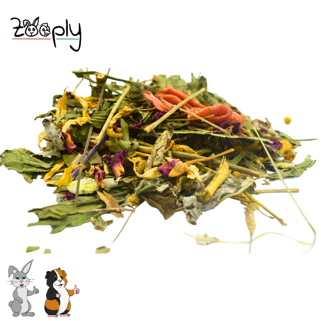 Zooply Summer Dream - Dried herbs for rabbits and guinea pigs - 750 grams