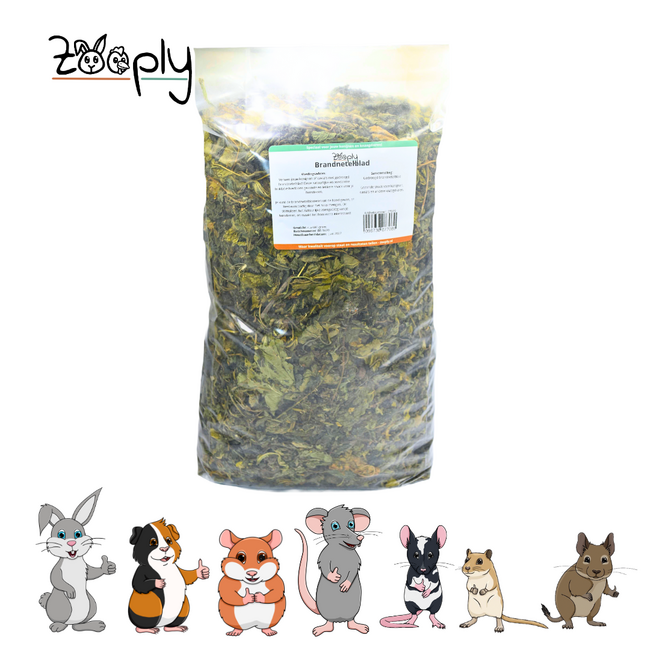 Zooply Nettle Leaf - Dried leaves for rabbits and rodents - Healthy snack