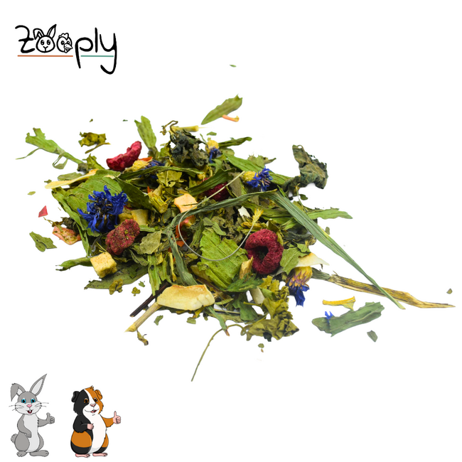 Zooply Dutch Herb Mix - Dried herbs for rabbits and guinea pigs - 750 grams