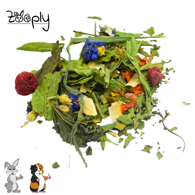Zooply Dutch Herb Mix - Dried herbs for rabbits and guinea pigs - 750 grams