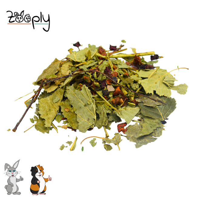 Zooply Vitamin Herb Mix - Dried herbs for rabbits and guinea pigs - 750 grams