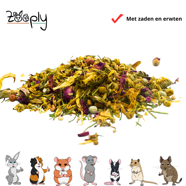 Zooply Strooibloemen met erwten en zaden - 200 grams