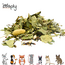 Forest mix with various leaves and nuts for rodents – Foraging mix with leaves and seeds – Specially for rodents - 400 grams