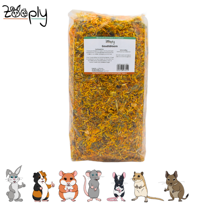 Zooply Marigold - Dried flowers for rabbits and rodents - Healthy snack