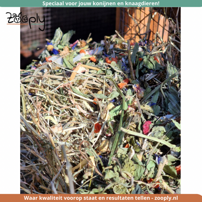Zooply Dutch Herb Mix - Dried herbs for rabbits and guinea pigs - 750 grams