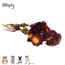 Zooply Strobloem Rood - Droogbloemen voor hamsters en andere knaagdieren - 70 gram