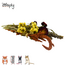Zooply Zomer Boeket - Decoratief boeket van gedroogde bloemen en grassen voor hamsters, gerbils, muizen en ratten - 100 gram