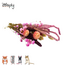 Zooply Lente Boeket - Decoratief boeket van gedroogde bloemen en grassen voor hamsters, gerbils, muizen en ratten - 100 gram