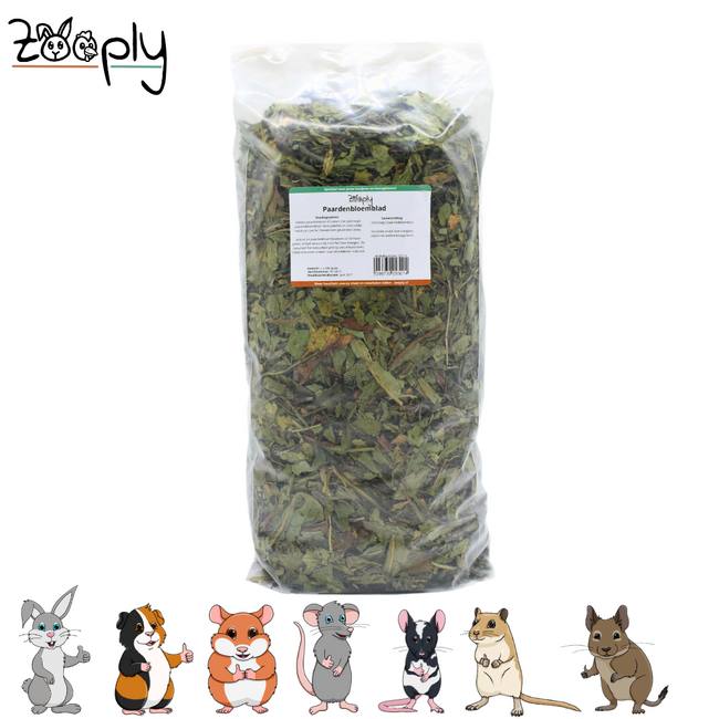 Zooply Dandelion Leaf - Dried leaves for rabbits and rodents - Healthy snack