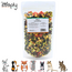 Zooply Hollandse Pot - Snackmix van erwt, spinazie, wortel, pastinaak, paprika en peterselie voor konijnen, cavia's en knaagdieren - Gezonde snack