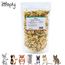 Zooply Pokébowl met Groente - Snackmix van erwt, rijst, aardappel, peterselie, gerst, prei, selderij en kamille voor konijnen, cavia's en knaagdieren - Gezonde snack