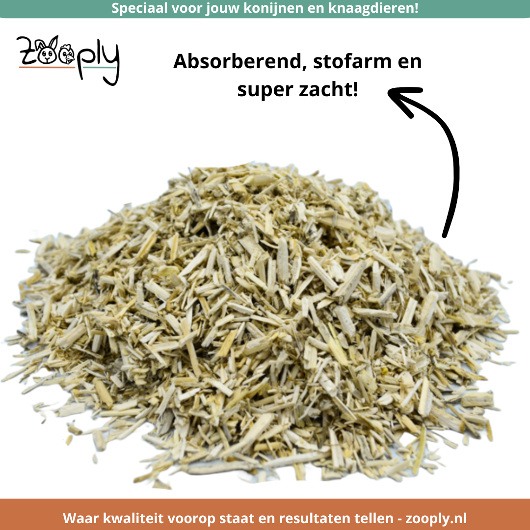 Zooply hennepvezel: de slimste bodembedekking voor konijnen, cavia’s en knaagdieren