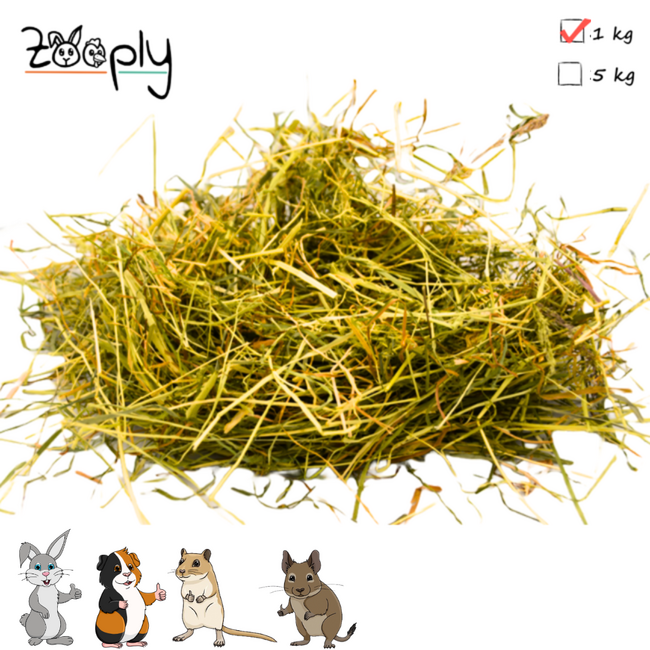Zooply Weidehooi - Hooi voor konijnen en cavia's - 1 kg