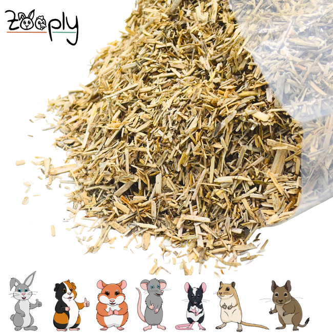 Hennepvezel met eucalyptus - Hennepvezel met geur voor konijnen en knaagdieren- 5 kg