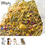 Zooply Herbal Hay with Various Flowers - Hay Fresh from the Field - Conveniently Packaged - 5 kg