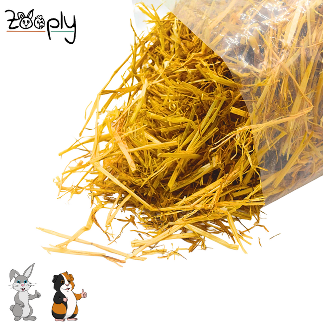 Zooply Stro - Bodembedekking voor konijnen en knaagdieren - 5 kg