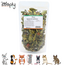 Forest mix with assorted leaves and hazelnuts – Mix for hamsterscaping – Specially for rodents - 150 grams