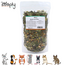 Forest mix with various leaves and nuts for rodents – Foraging mix with leaves and seeds – Specially for rodents - 400 grams