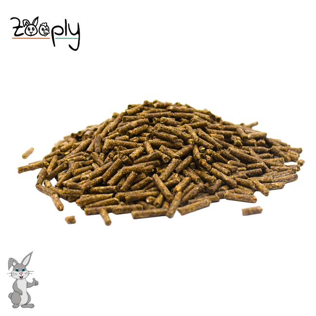 Zooply Rabbit Feed - High-quality rabbit feed - Packaged in a bucket - 3 kg
