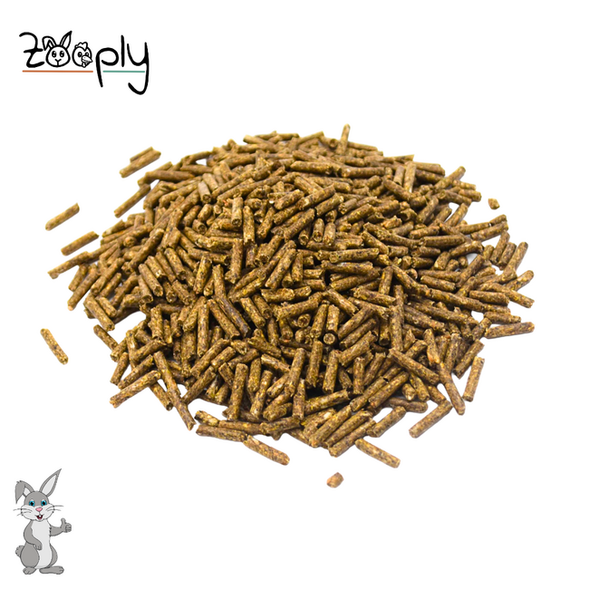 Zooply Rabbit Feed - High-quality rabbit feed - Packaged in a bucket - 3 kg