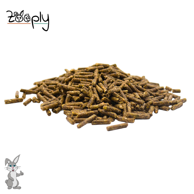Zooply Rabbit Feed - High-quality rabbit feed - Packaged in a bucket - 3 kg