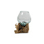 Graafbak / zandbad - Glas op Gamal wortel - 12 cm