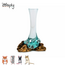 Gigan Garden & Deco Bloemenhouder op Gamal Wortel - Decoratieve glazen bloemenhouder - 25 cm