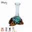Gigan Garden & Deco Bloemenhouder op Gamal Wortel - Decoratieve glazen bloemenhouder - 25 cm