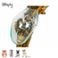 Gigan Garden & Deco Graafbak/Zandbad op Gamal Stam - Decoratieve glazen graafbak voor knaagdieren - 20 cm