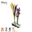 Gigan Garden & Deco Bloemenhouder op Gamal Wortel - Decoratieve glazen bloemenhouder - 25 cm