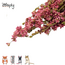 Zooply Ridderspoor Roze - Gedroogde bloemen en grassen voor hamsters en andere knaagdieren - 70 gram