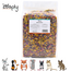 Zooply Flower Mix - Various dried flowers for rabbits and rodents - Healthy snack