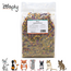 Zooply Weidebloemmix - Mix van gedroogde bloemen en kruiden voor konijnen, cavia's en knaagdieren - 400 gram