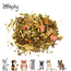 Zooply Groente & Kruidenmix - Mix van gedroogde bladeren, groenten en fruit voor konijnen, cavia's en knaagdieren - 500 gram