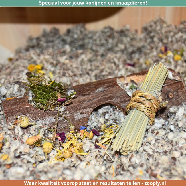 Rieten stokjes voor hamsters en andere knaagdieren - Perfect voor een Scaping - 4 stuks