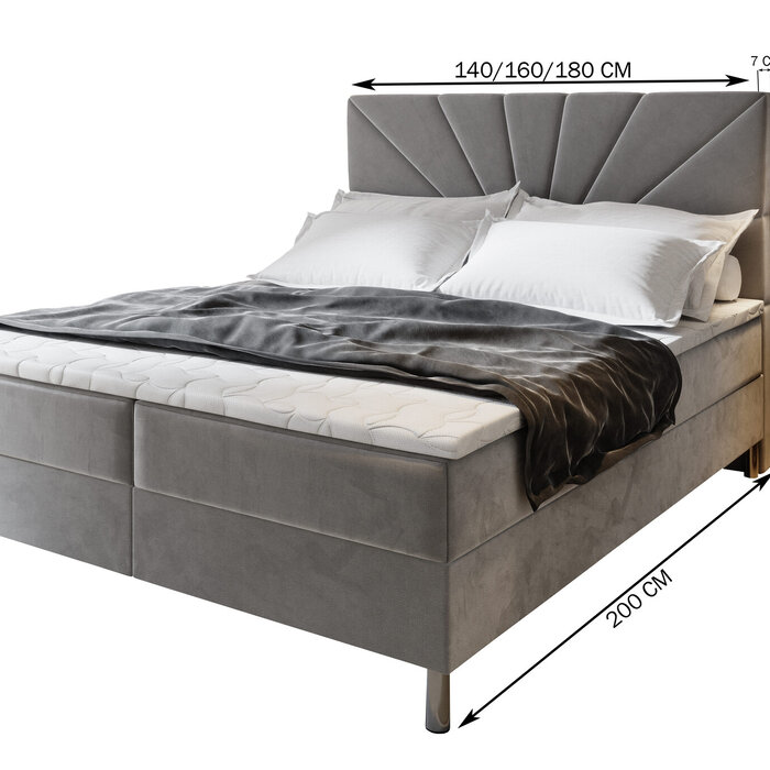 Boxspring Shine 160x200cm