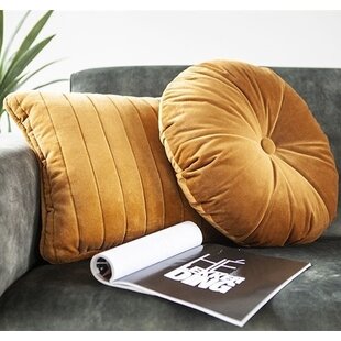 Kussen York 50x50 cm - okergeel