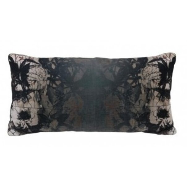 Light en Living Kussen 60x30 cm RORSCHACH velvet groen dessin