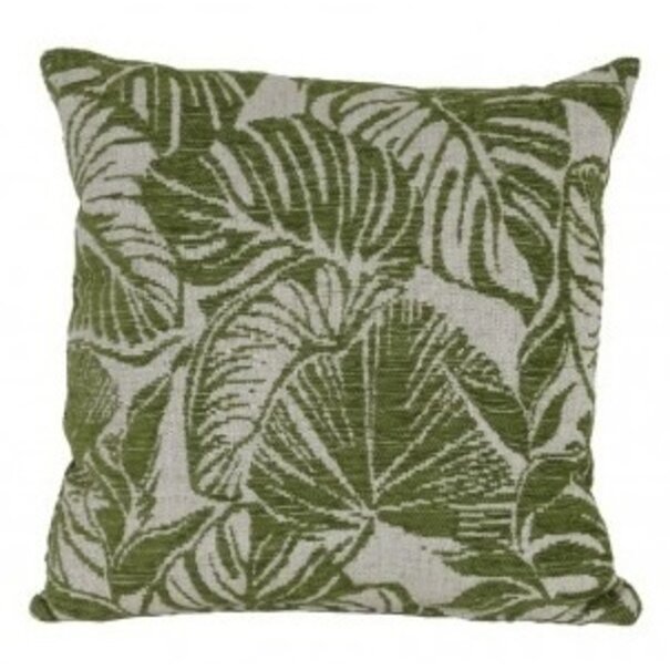 Light en Living Kussen 45x45 cm CAPREA groen - Light & Living