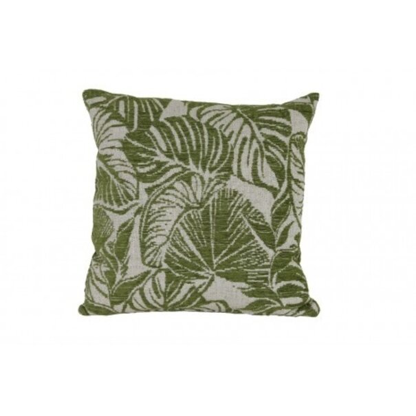 Light en Living Kussen 45x45 cm CAPREA groen - Light & Living