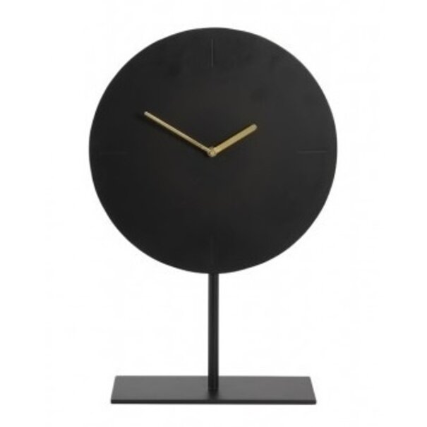 Light en Living Klok Waiwo mat zwart-goud