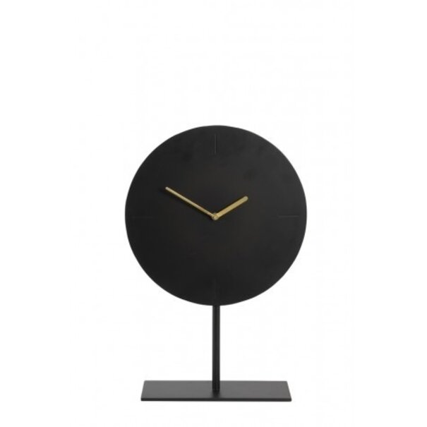 Light en Living Klok Waiwo mat zwart-goud