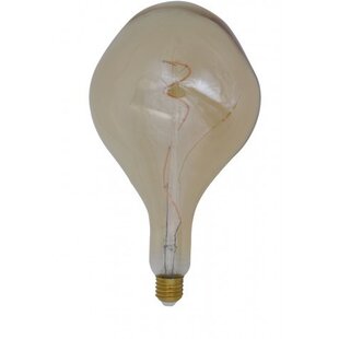 Deco LED peer Ø16x32 cm ASYM 4W amber E27 dimbaar