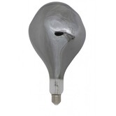 Deco LED peer Ø16x32 cm ASYM 4W smoke E27 dimbaar
